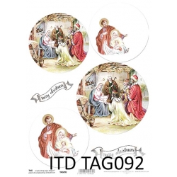 Przekładka do bombki A4 ITD TAG0092